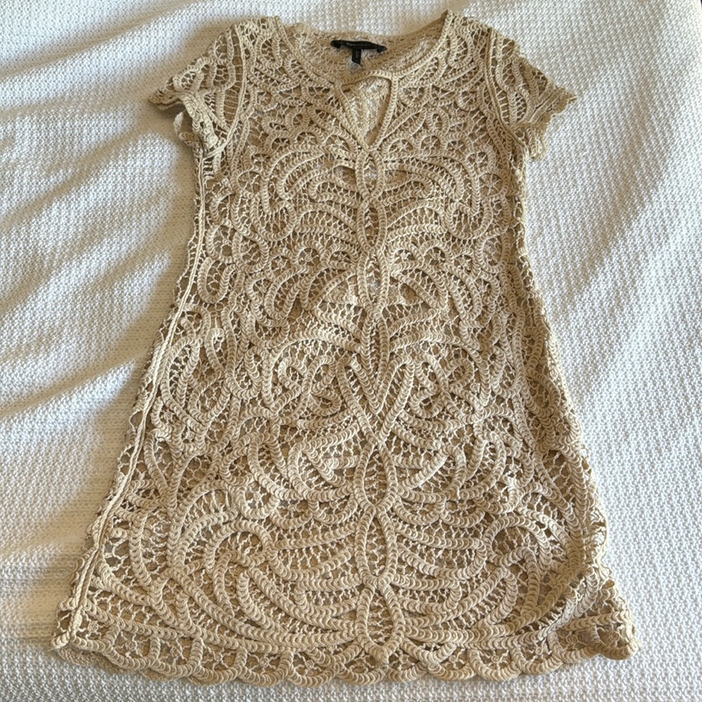 BCBGMAXAZRIA Crochet Dress